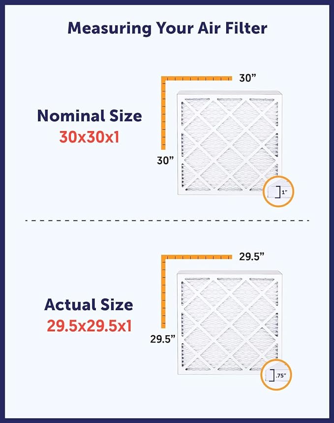 Filter King 15x54.5x1 Air Filter | 4-PACK | MERV 8 HVAC Pleated A/C Furnace Filters | MADE IN USA | Actual Size: 15 x 54.5 x .75"
