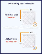 Filter King 21.5x55.5x1 Air Filter | 4-PACK | MERV 8 HVAC Pleated A/C Furnace Filters | MADE IN USA | Actual Size: 21.5 x 55.5 x .75"