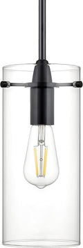 Black Pendant Lights Kitchen Island - Large Clear Glass Pendant Light Fixture