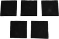 Activated Carbon Compost Filter for Garden Waste Bins, 8 x 8 x 0.5 cm Square Control Pad, 5-Pack, Fits Standard Compost Bin Lids, Air Quality