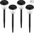 Solar Pathway Light for Outdoor, Solar Powered Pathway Landscape Lighting for Garden, 4 Pack Waterproof Solaire Walkway Light Landscape Lights for Driveway Lawn Patio Sidewalk Yard