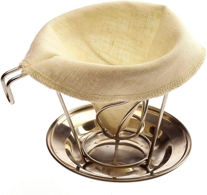 Organic Hemp Reusable Coffee Filter (1, No.4 Cone)