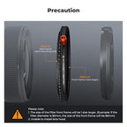 K&F CONCEPT 46mm Black Diffusion Mist Effect 1/4 & Variable ND2-32(1-5 Stops) & Circular Polarizing Filter CPL-in 1 HD Lens Filter with 28 Multi-Coatings for Camera Lenses (Nano-X Series)