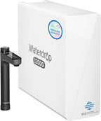 Waterdrop X12-Alkaline Mineral pH+ Tankless Reverse Osmosis System, NSF/ANSI 42&58&372 Certified, 1200 GPD RO Water Filter System, 11-Stage Filtration, 3:1 Pure to Drain, UnderSink, Black Faucet