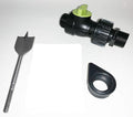 Shut Off Valve with Rubber Gasket for Rain Barrel: EarthMinded, EarthMark (1/4 Turn Full Flow with Drill Bit)