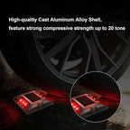 Aolyty Solar Driveway Dock Lights, IP68 Waterproof Deck Lights Outdoor, Warning Step Reflective Road Marker for Sidewalk Stair Garden Pathway Walkway (2 Pack, Red)