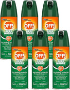 OFF! Deep Woods Insect Repellent V Ticks Aerosol 6 oz, Pack of 6