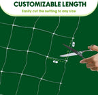 Trellis Netting, Aaamazing Netting, Scrog Net, Trellis Net, 4ft x 4920ft Roll, for Climbing Plants, Cut Flower Support, Garden, Grow Pea, Bean, Grape Vine, Mesh, Heavy Duty, 6x6 Inch Squares