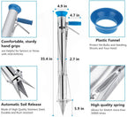 Long Handled Bulb Planter Tools and Vegetable Seedling Tool Manual Plant Transplanter Bulb Planter