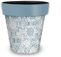 Briarwood Lane Ornamental Blue and White Medium Planter