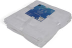Casa Lino Face Towels & Body Wash Cloths for Showering - 100% Cotton Wash Cloths for Bathroom - Highly Absorbent & Quick Drying Washcloth Set - Cotton Washcloths 24 Pack (12" x 12") - (White)
