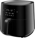 Frigidaire 3-in-1 Air Fryer, Large 5.3 QT Capacity, Digital Display, 3 Cooking Modes, 5 Recipe Presets, Automatic Shake Reminder, PFAS-Free Cooking Surfaces, Black