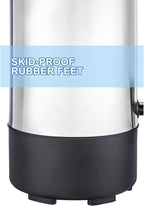 SYBO SR-CP35C Commercial Grade Stainless Steel Percolate Coffee Maker Hot Water Urn for Catering, 30-Cup, 3.5L, Metallic