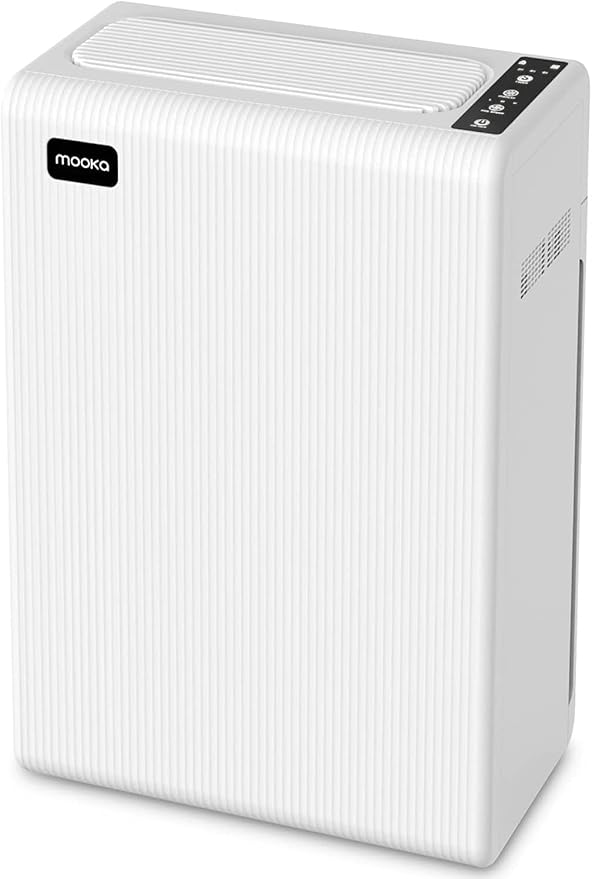 Air Purifiers for Home Large Room up to 2000ft², H13 HEPA Air Filter for Pets Hair Dander Smoke Pollen Dust, Non-Ozone, Portable Air Purifiers for Bedroom Office Living Room, E-300L, White
