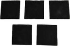 Activated Carbon for Compost Bins, Square 8x8x0.5 cm, Replaceable Compost Bin Insert for Control, Long Lasting Air Purifying Filter, Natural Carbon