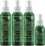Bug Soother Spray (3, 4oz) - Natural Mosquito, Gnat & Insect Deterrent & Repellent with Essential Oils - 100% DEET-Free Safe for Adults, Babies, Pets, & Environment - Made in USA - Includes 1 oz