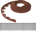 Garden Edging,33ft Landscape Edging Garden Borders Edging【2INCH Hight】 Paver Edging Include 30 Stakes, Flexible Lawn Edging Border for Yard, Lawn, Gardens(Brown)
