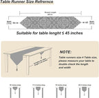 Christmas Red Chenille Table Runner for Center Decoration(13x60inch)