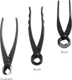 Wazakura Made in Japan 5 PCS Bonsai Cutter Tools Set with Roll Bag: Concave Branch Cutter, Knob Cutter, Jin Plier, Wire Cutter, Root Cutter. Bonsai Tool Kit - 5PCS Bonsai Cutter Set with Case