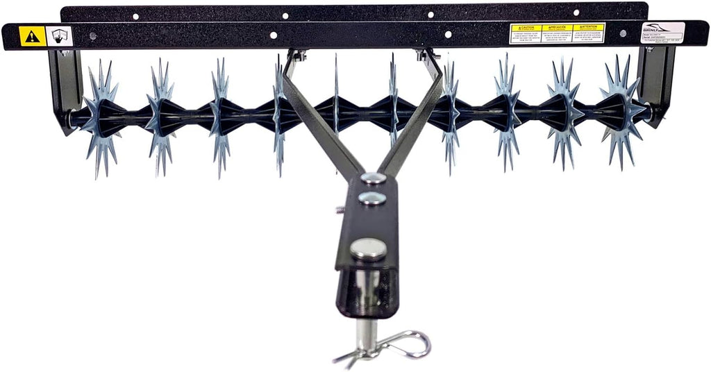 Brinly SA2-40BH-P2 40" Tow Behind Spike Aerator with Double Tow Bar