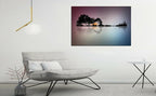 DZL Art A72681 Canvas Wall Art for Living Room Bathroom Wall Decor for Bedroom Kitchen Artwork Guitar Island Canvas Prints Man Cave Music Lover Gift