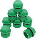 Baluue 10pcs Garden Hose Plugs and Caps, 3/4" Plastic Tubing Stoppers, PPR Material, Prevents Leakage, Ideal for Garden Splitters, Manifolds, Rain Barrels & Winterizing