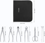 Bonsai Tools Set, 6pcs Stainless Steel Bonsai Garden Plant Tree Scissors Trimming Cutting Tool Set with Storage Bag, Garden Plant Tools