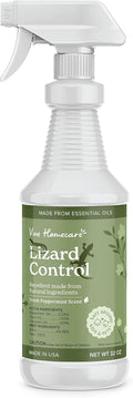 Lizard Control Spray - 32 oz - Natural Peppermint Formula - Indoor & Outdoor Use - Keeps Iguanas Away - Safe Around Kids & Pets