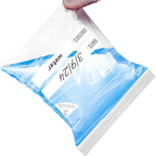 3 Gallon Large Plastic Bags with Zipper Top, | 50 Count | 2 Mil | 16" x 18" | Heavy-Duty Reusable Clear Freezer Storage Bags