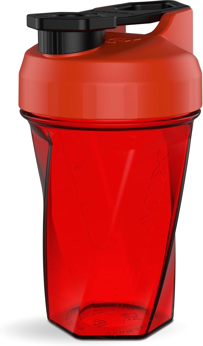 HELIMIX 1.5 Vortex Blender Shaker Bottle Holds upto 28oz | No Blending Ball or Whisk | USA Made | Portable Pre Workout Whey Protein Drink Shaker Cup | Mixes Cocktails Smoothies Shakes | Top Rack Safe