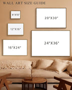 InSimSea Framed Canvas Wall Art Vintage Decor, Nature Landscape Paintings Artwork, Large Prints, Vintage Farmhouse Decor, Retro Wall Decoration for Bedroom Living Room Bathroom, 20"x30"