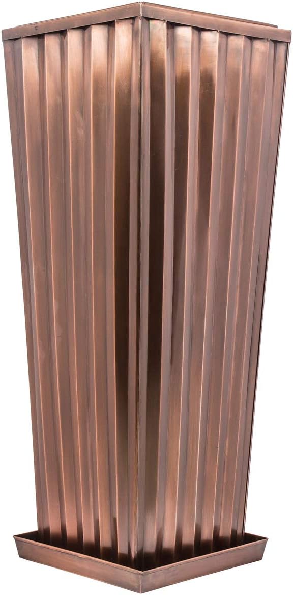 H Potter Tall Outdoor Planter or Indoor Flower Pots Large with Drip Tray