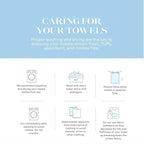 White Classic Luxury Bath Towels Set of 4 Large - 700 GSM Cotton Ultra Soft Bath Towels 27x54 | Highly Absorbent and Quick Dry | Hotel Towels for Bathroom Luxury, Plush Shower Towels, Black