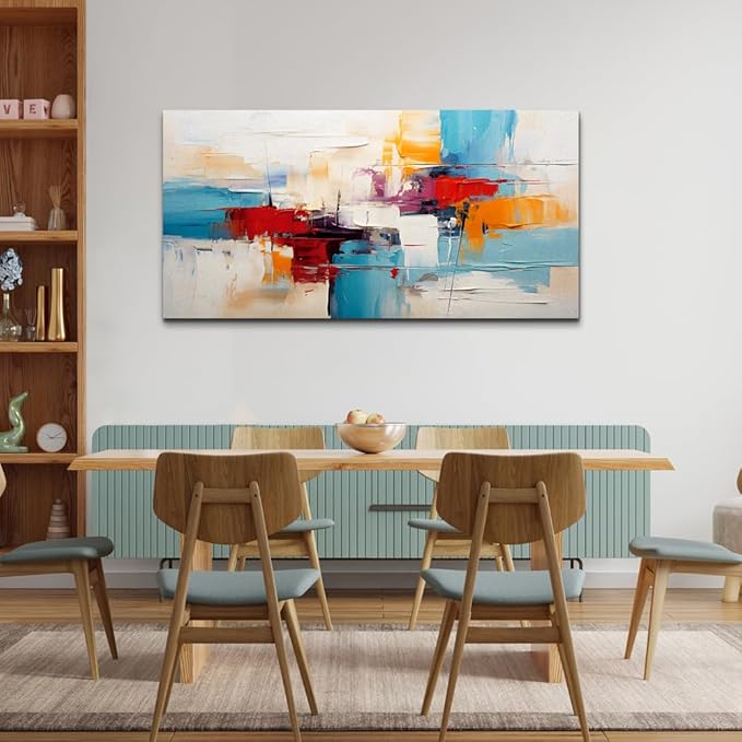 hyidecorart Large Wall Art For Living Room Canvas Wall Decor For Bedroom Minimalism Abstract Wall Paintings Office Decorations Modern Wall Pictures Canvas Artwork Home Decor Ready to Hang 60X30in