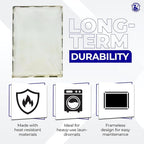 Dexter Lint Screen Replacement – Durable Frameless Dryer Lint Filters for Commercial & Residential Use (9555-057-011P) - 18" x 30" (Pack of 5)