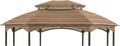 Garden Winds Durable 350 Replacement Canopy Top Compatible with Manhattan 10’ x 12’ Gazebo Model L-GZ1138PST - Stripe Canyon