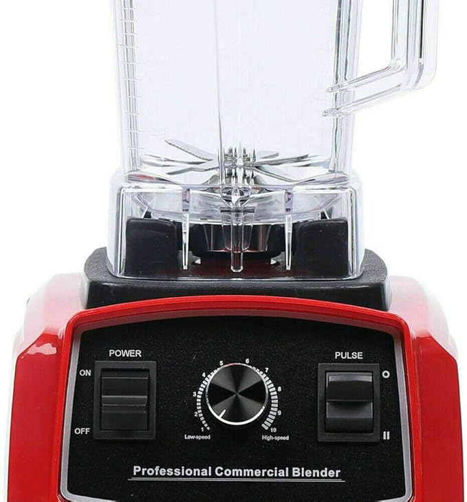 Electric Juice Blender Smoothie Maker Ice Crusher Multi-Function Kitchen Mixer Commercial Grade Blender Mixer Heavy Duty High Power 2L 1500W (A)