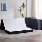 Odorless Foldable Mattress Queen 80" x 60" x 6", 6 Inch Folding Foam Mattress with Storage Bag, Trifold Memory Foam Mattress for RV, Guest Bed