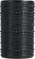 Fortessa Jupiter Beaded Hobnail Glass, 13 Ounce Iced Beverage (Set of 6), Obsidian Black
