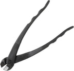 Wazakura Hanafubuki Hand Forged Bonsai Tree Wire Cutter MADE IN JAPAN 7.7inch (195mm), Japanese Garden Tool, Rounded Ends - Black