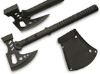 Szco Supplies 16.25” Black Multipurpose Outdoor Camping Survival Hammer Hatchet Axe with Nylon Sheath 211557 Back