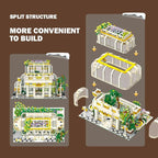 2231 Pcs - Friends Botanical Garden Building Set with LED Light Block for Adults Women Men, MOC Flowers Garden Greenhouse Model Kits, Compatible with Lego Ideas, Easter Gift for Her Him