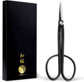 Wazakura Yasugi Steel Series Twig Bonsai Scissors Made in Japan 8-1/4inch (210 mm), Japanese Garden Snip Tools, Flower and Herb Trimming Shears - Yasugi Steel Twig Scissors