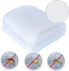 Agfabric Bird Netting 26" Hx30 W Garden Netting Insect Pest Barrier,Plant Cover Fruit Tree Netting Mesh Protection Bag with Drawstring,White