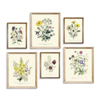 Rustic Modern French Country Cottagecore Wall Art - Watercolor Vintage Flower Poster Print - Primitive Green Magnolia Leaves Pictures Gallery Gift - Farmhouse Plant Botanical Floral Kitchen Room Décor