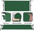 Dark Green Photography Backdrop for Photoshoot, Photo Backdrop Curtain, Perfect Dark Green Backdrops for Party Portrait Photoshoots Video Studio 6FTx9FT