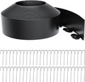 Landscape Edging 4 Inch Tall 40FT with 50Pcs Metal Spikes, Plastic Garden Edging Border Landscape Edging Border Lawn Edging for Landscaping, Flower Bed, Yard