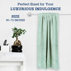 Casa Lino Bath Sheets Set Extra Large - 100% Cotton Extra Large Bath Towels - Highly Absorbent & Quick Dry Oversized Towels for Adults - 60" x 30" - Pack of 2 - (Light Sage Green)