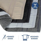 Casa Lino 4 Pack Bath Towels (27x54), 100% Pure Cotton, Luxury Bath Towels, Lightweight & Highly Absorbent, Quick Drying Towels for Bathroom, for Daily Use Bathroom, Multicolor 1