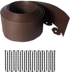 Landscape Edging Kit,20FT Plastic Garden Edging with 25 Stakes,4.5 Inch Tall Lawn Edging for Yard,Lawn,Flower Gardens Border
